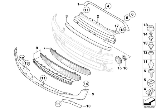 Mini genuine front - genuine, trim