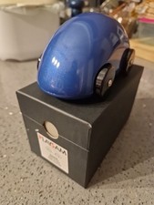 Vintage 1980's Swedish Playsam Streamliner Wooden Toy Car.