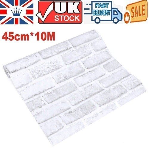 10m white brick self adhesive - 10m,