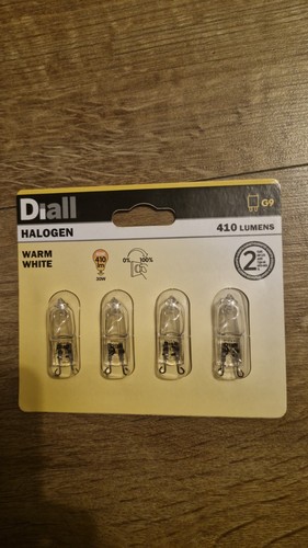 Diall 30w halogen warm white - warm,