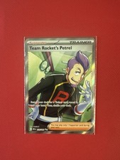 Team Rocket's Petrel 226/182 Full Art Ultra Rare Destined Rivals Pokémon card NM