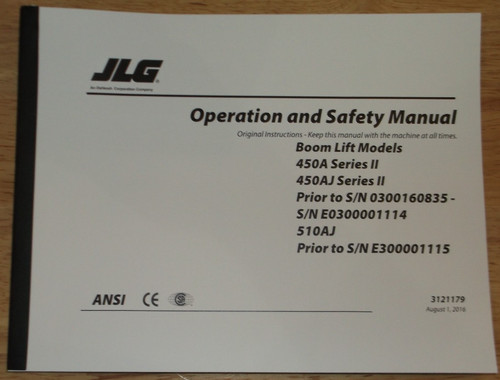 Jlg 450a 450aj series - 450aj,