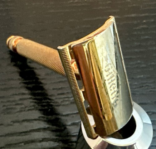 Gillette gold etched - gillette, tech