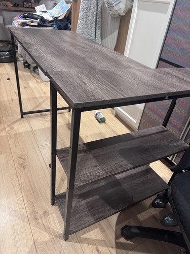 Corner desk with shelves - corner,