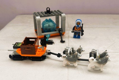Lego husky dog sled ice - dog,