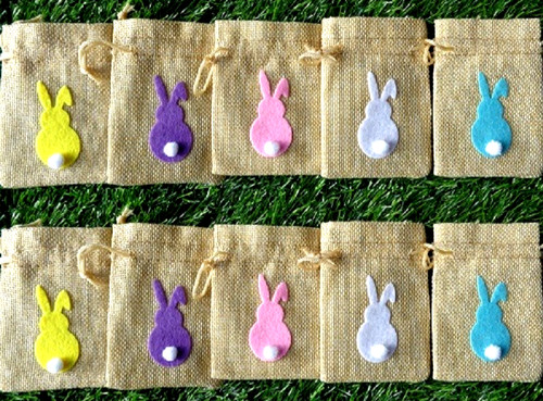 Easter bunny gift bags - bunny,