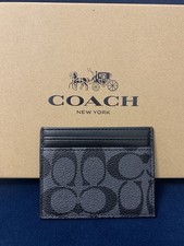 Coach Card Holder Black