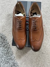 Mens Formal Tan Brogues Size 6