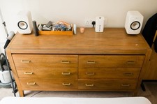 Gorgeous Crate & Barrel Solid Wood Quality Craftsmanship Dresser