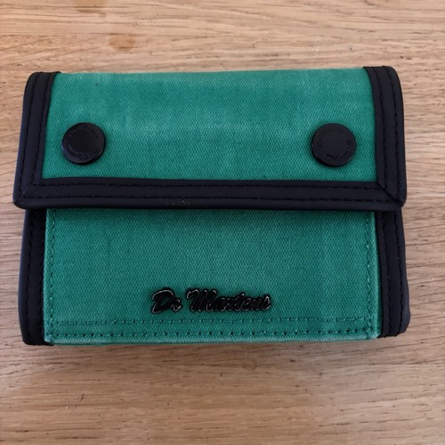 Martens green canvas popper - dr,