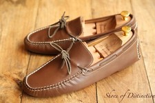 Sebago Brown Leather Boat Deck Driving Shoes Mens UK 9.5 US 10 EU 44 £150