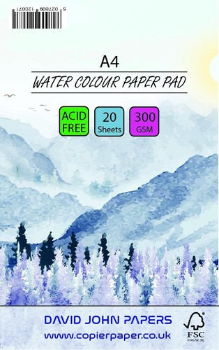 Watercolour pad 300gsm 20 - a4,