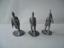 3 x metal 28mm late Victorian