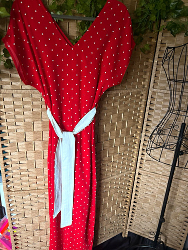 Red white polka dot - m&co,