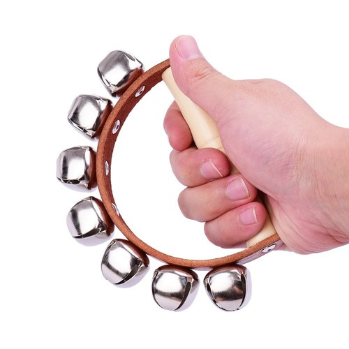 Hand bells jingle - bells, wooden