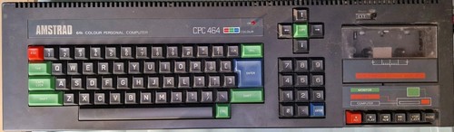 Retro amstrad cpc 464 home - amstrad,