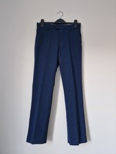 Boys Navy Blue Suit Trousers