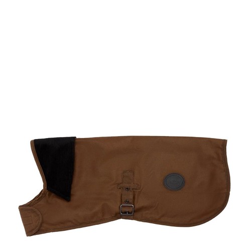Barbour waxed dog coat tan - barbour,