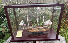 Large HMS Victory Model in Glass Display Case Limited Edition Royal Naval Museum