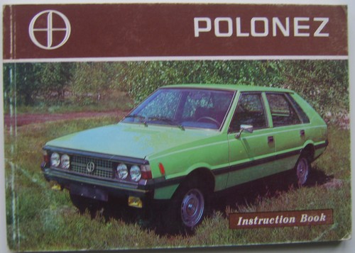 Fso polonez owners - fso, instruction