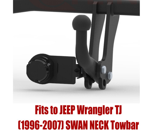 Swan neck tow bar for - tow,