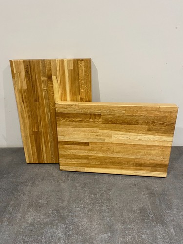 Solid oak 40mm chopping board