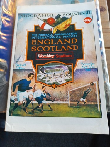 Football programme wembley - programme,