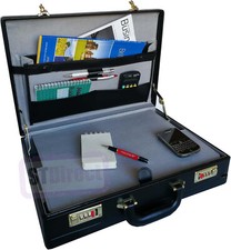 Executive Expandable Mens Faux Leather Attaché Case Briefcase Case Business Bag