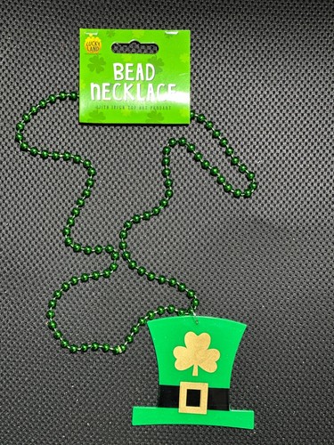 Bead necklace patricks day - necklace, st