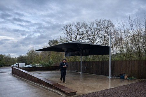 Car wash canopy - car,