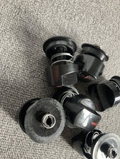 SET OF BUSH RANGE COOKER KNOBS CONTROLS BLACK