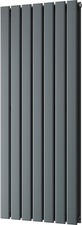 Radiators Matt Anthracite H1200xW476mm Flat Tube Steel 3409 BTUs|RRP £458