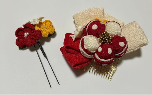 Flower hair ornament set for - flower,
