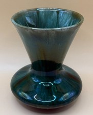 Antique Pilkington's Royal Lancastrian Vase With Running Green Glaze