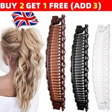  Large Banana Hair Clip Tort