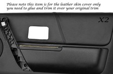 BLACK STITCH 2X FRONT DOOR