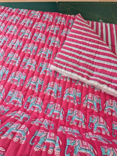 Pre quilted cotton fabric - pre,