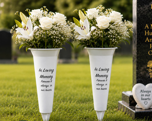 Set graveside vase - of, 2