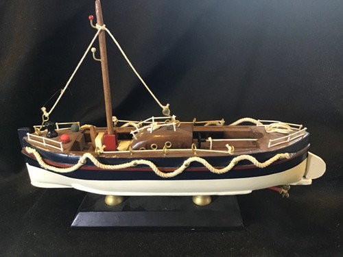 Hand built wooden lifeboat - hand-built,