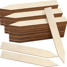 100Pcs Wooden Yard Stake Sigh