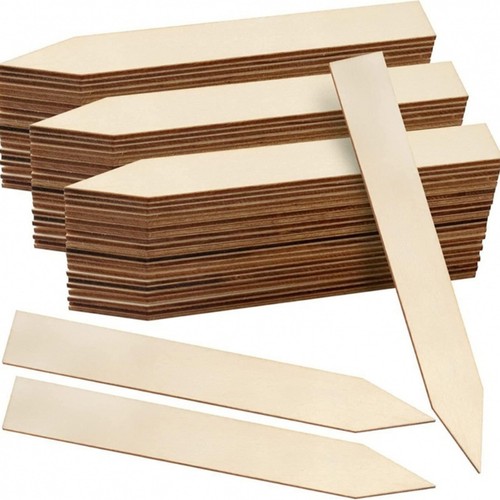 100pcs wooden yard - stake, sigh