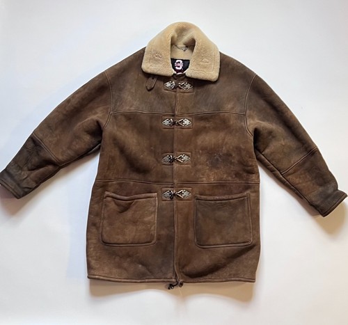 Vintage 90s real sheepskin - b-7,