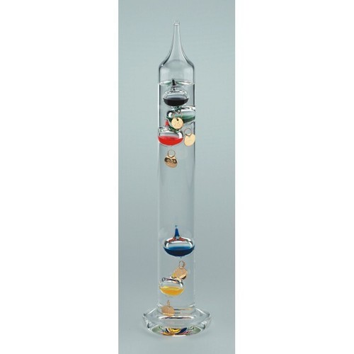 Galileo thermometer globe - thermometer, 5-globe