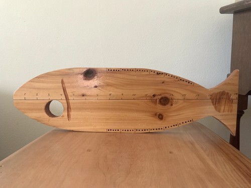 Alaska folk art salmon fish - folk,
