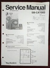 TECHNICS SB-CA1060 Speakers