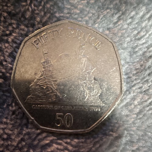 2010 gibraltar 50p fifty pence - 50p,