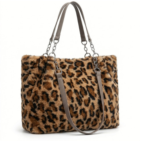 Women leopard print plush - leopard,