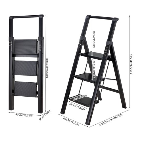 Foldable step ladder - foldable,