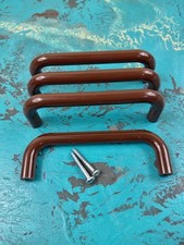 96mm Kitchen Door D Handle Drawer Vintage Retro Wardrobe Upcycling + Screws