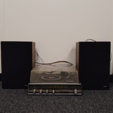 Vintage Philips 13R839/01 Record Player, Radio and Speakers - For Spares/Repairs